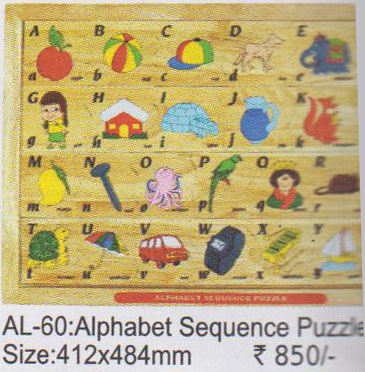 Manufacturers Exporters and Wholesale Suppliers of Alphabet Sequence Puzzle New Delhi Delhi